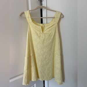Yellow Altar’d State Eyelet Dress